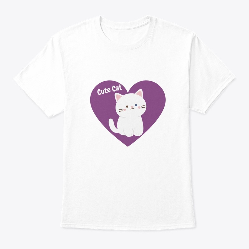 cute cat design t-shirts