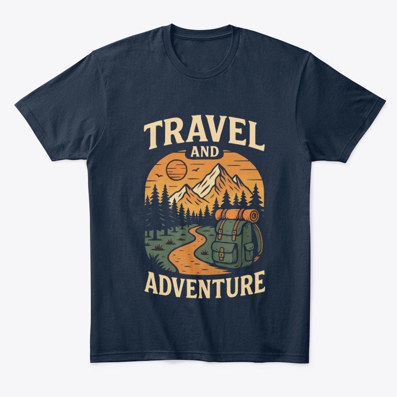 Travel and adventure t-shirt design