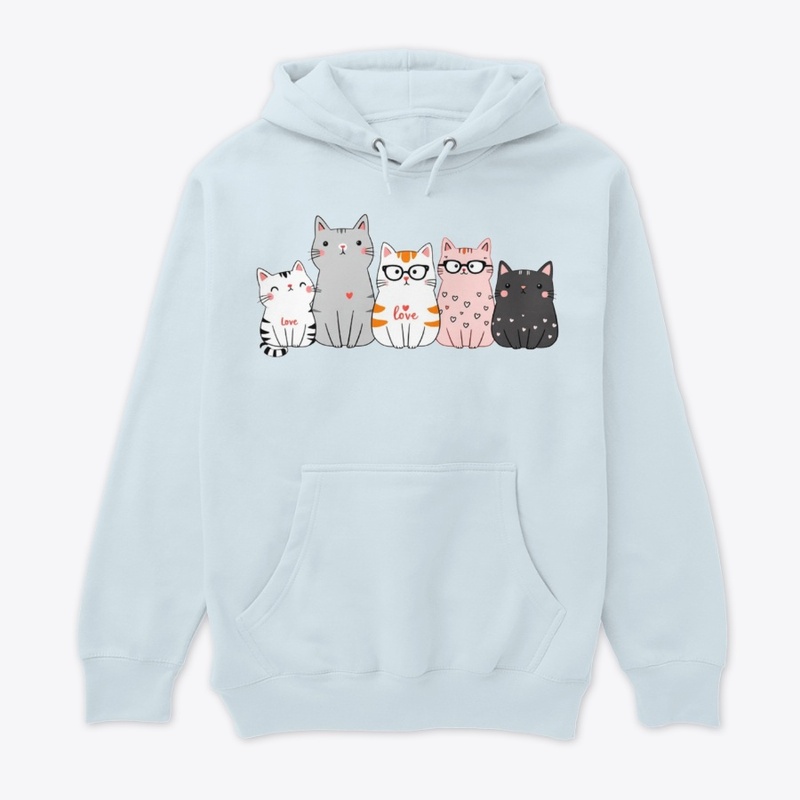 Whimsical Cat Illustration Design