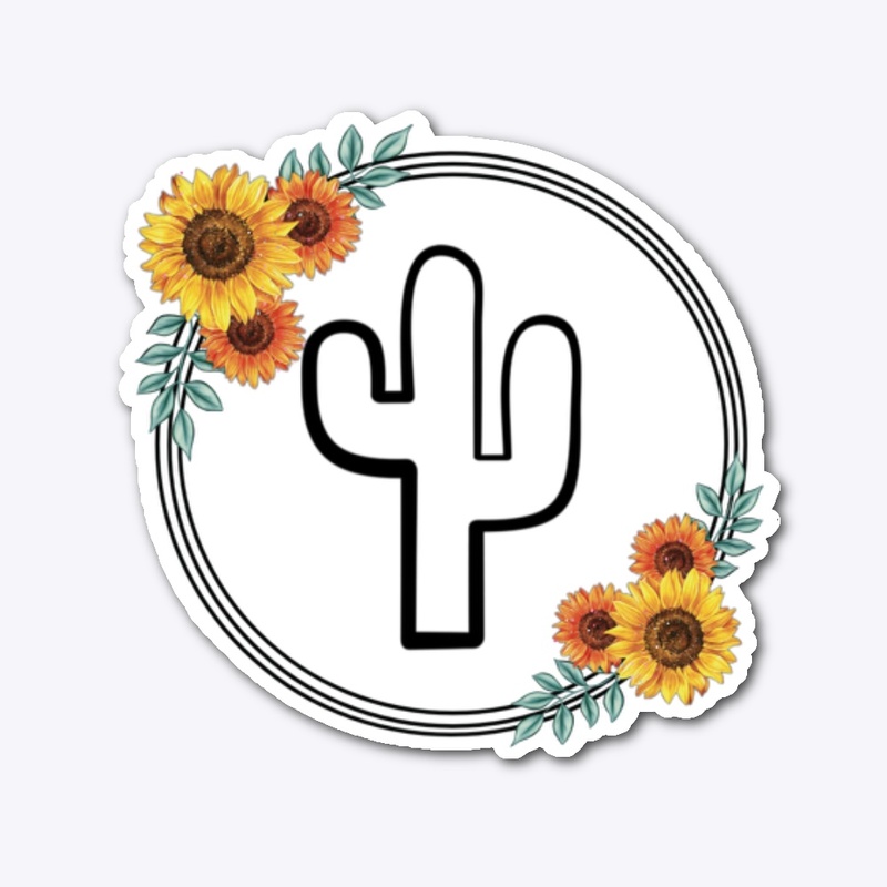 Cute Cactus Sunflowers .