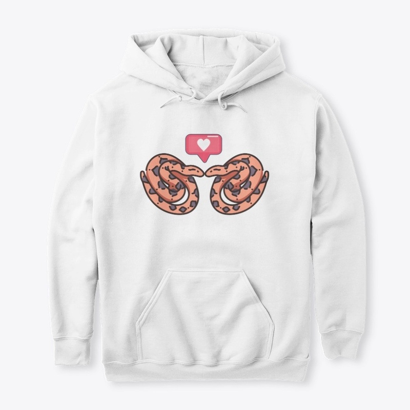 Ball Pythons in Love Shirt and Mask