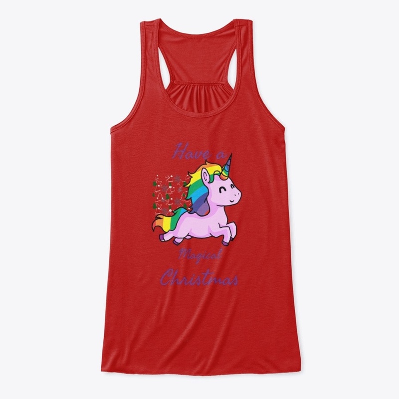 Unicorn Rainbow Magical Christmas