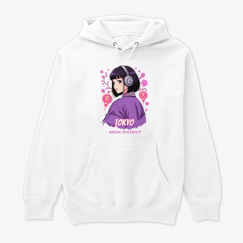 Tokyo Neon District Anime Girl