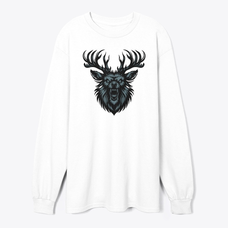 Striking Deer Head Design