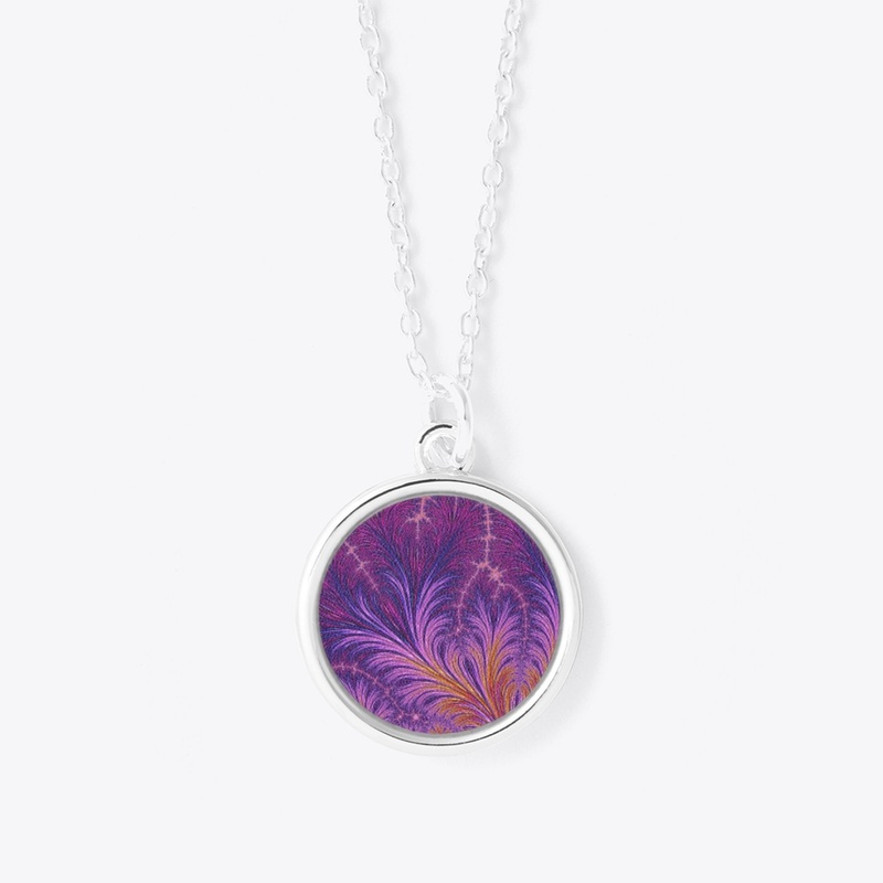Boho Funky Abstract Feather Fractal