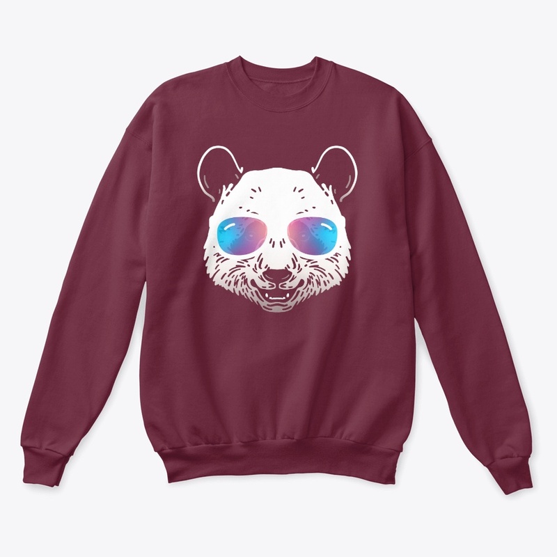 Cute Panda in Sunglasses (Colored+sg04)