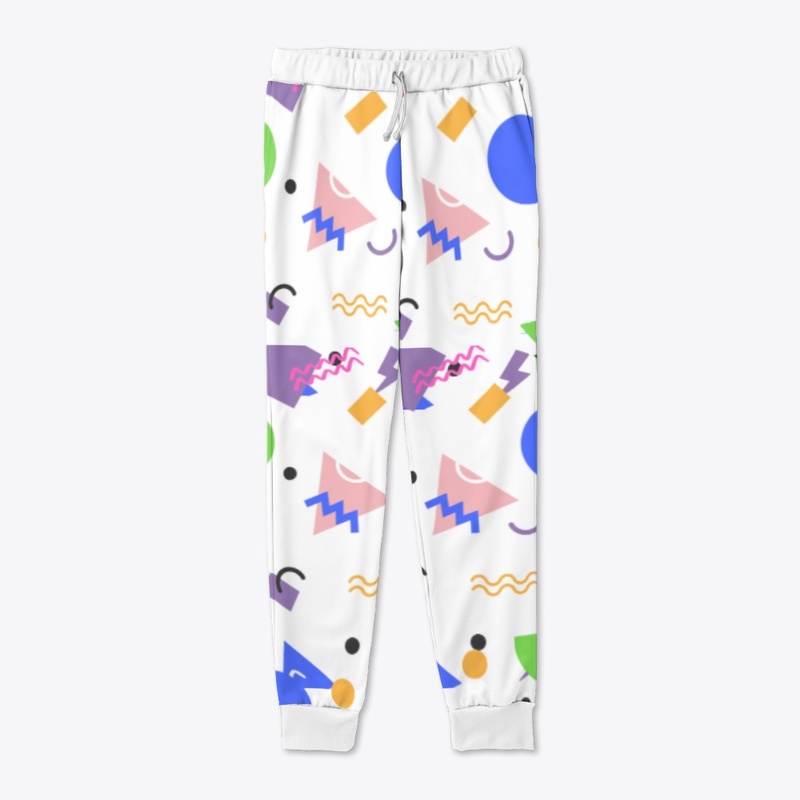80's Geo Shapes Joggers