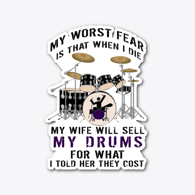 WORST FEAR DIE CUT STICKER