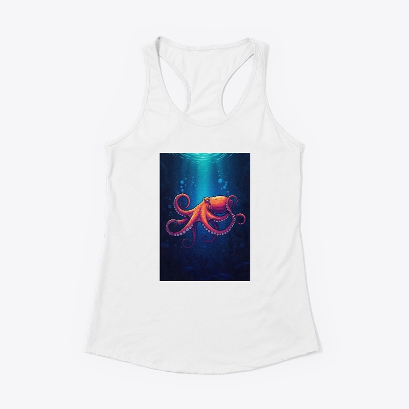 Bright Colorful Octopus
