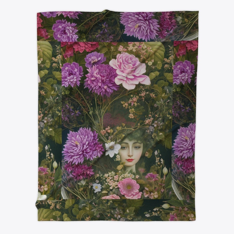 Enchanted Garden Vintage Botanical Fairy