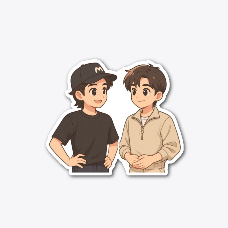 BJYX Chibi Duo | Casual Outfit Art
