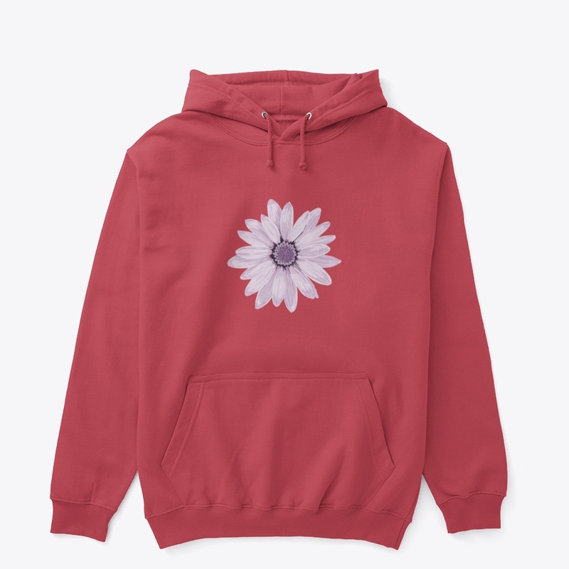 Purple flower Hoodie