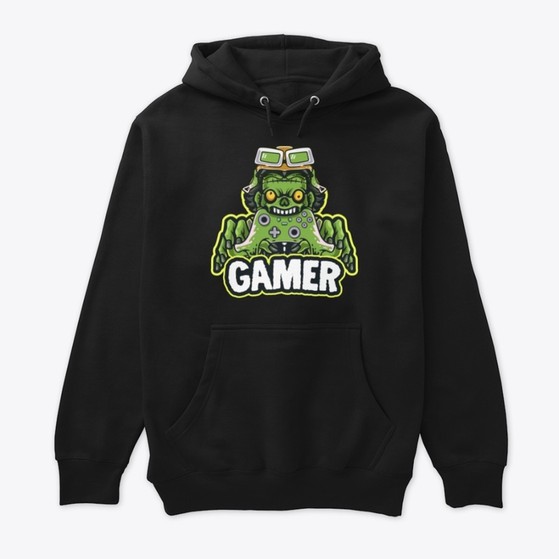 Funny Gamer Zombie Halloween Gaming