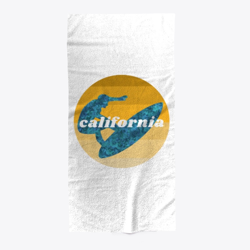 California Surfer Vintage Retro Style