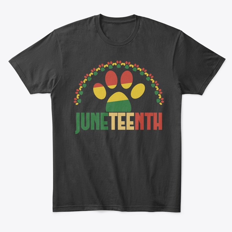 Paw Juneteenth Tshirt Design