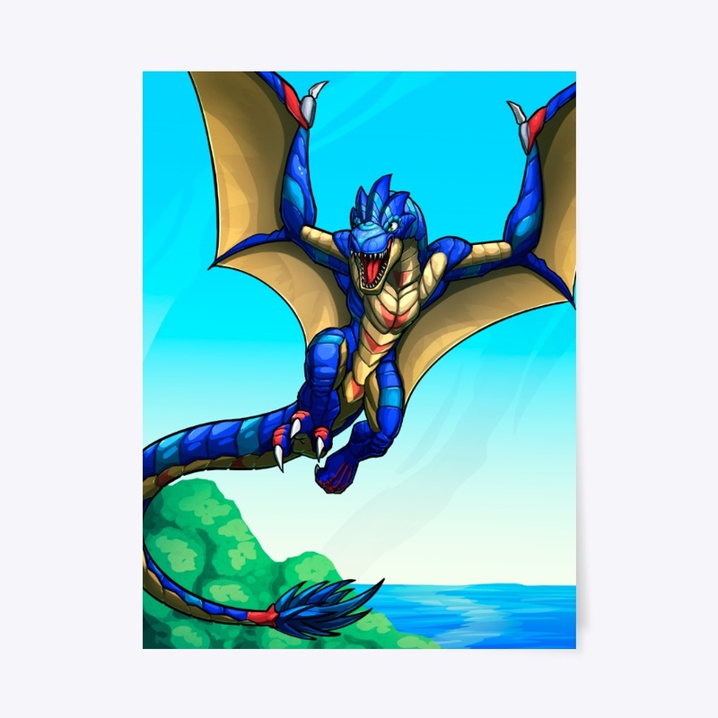 The Sonic-Speed Wyvern POSTER