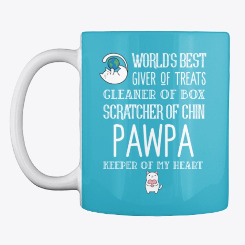 World's Best Pawpa Design | Cat Tee