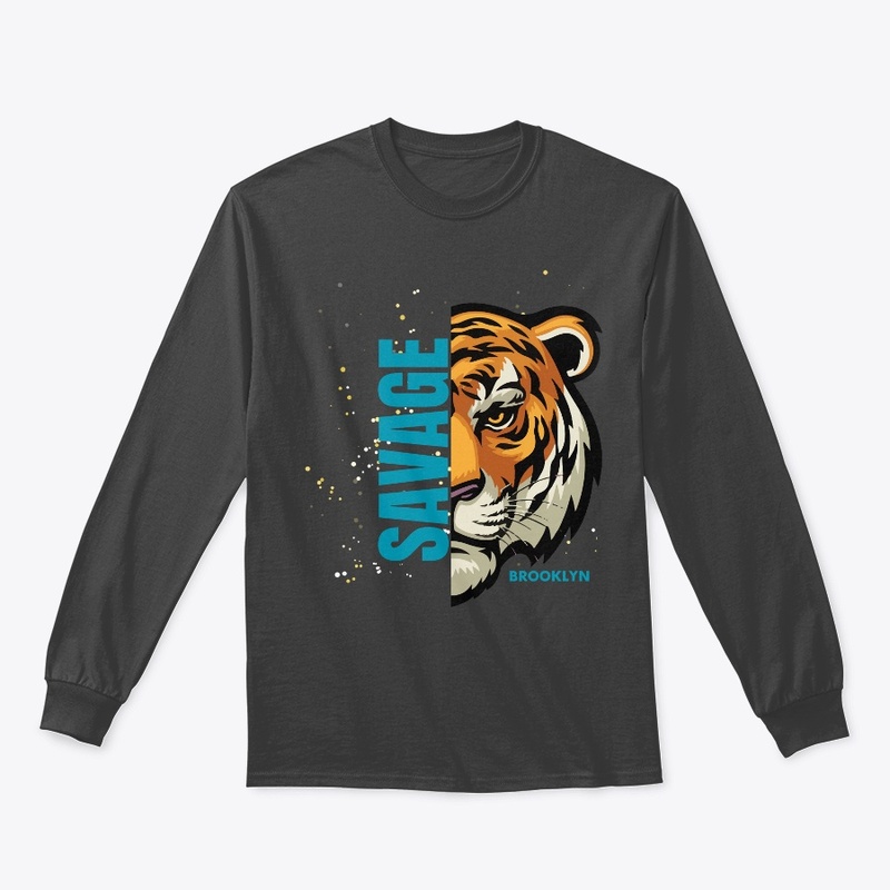Black Illustrative  Savage T Shirt