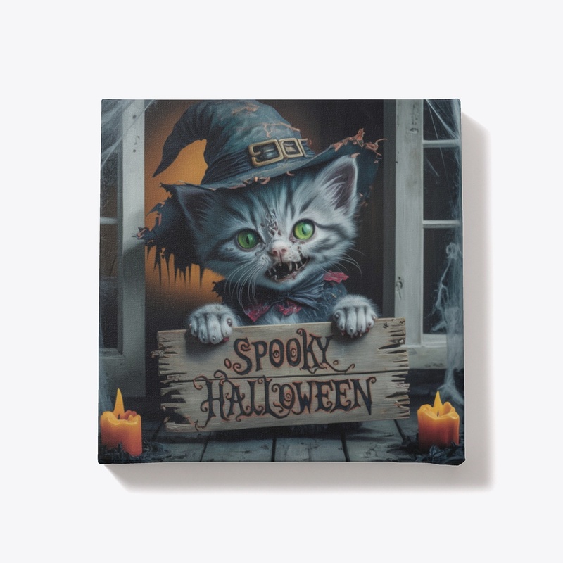 Spooky Halloween Cat Gift