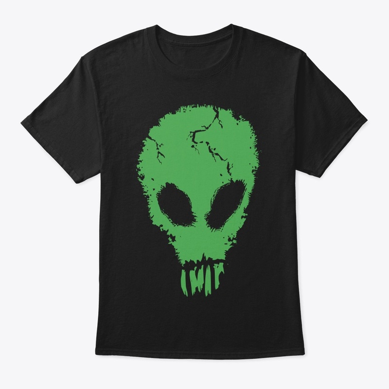 Alien Skull Storm Area 51 Shirt Green