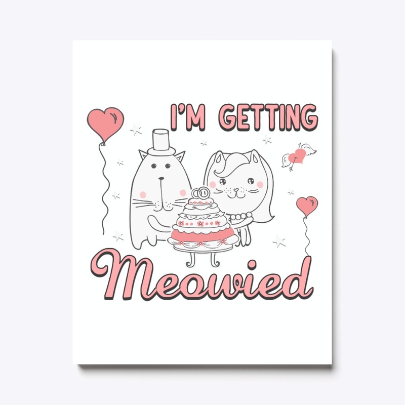 Cat Getting Meowied Bridal Shower Gift