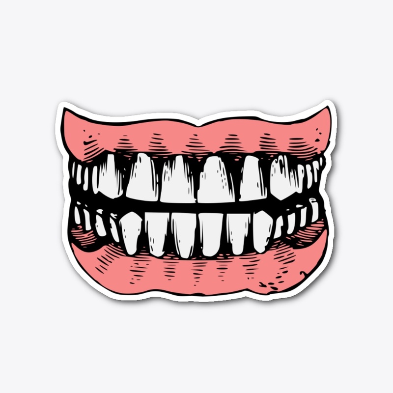 The Teeth Sticker