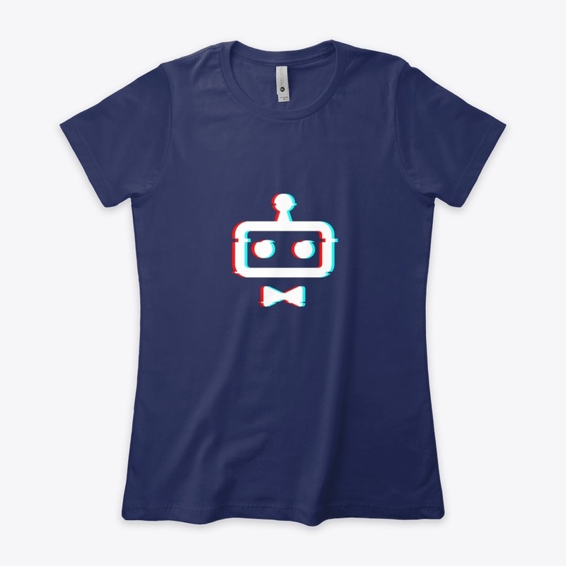 Robot Glitch Cute  White Gian's Tech