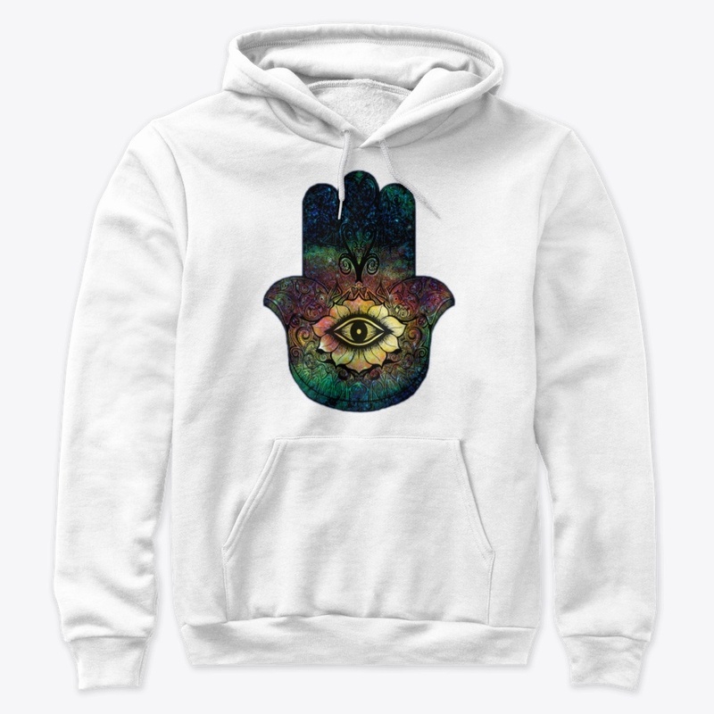 Hamsa amulet - Hand of Fatima in color 