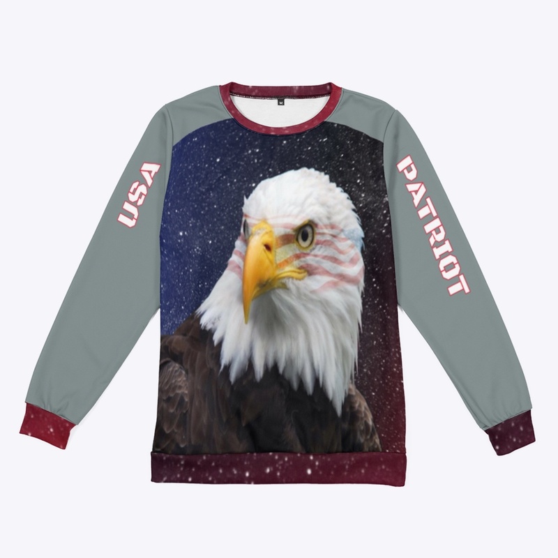 PATRIOT EAGLE (RED with STARS)