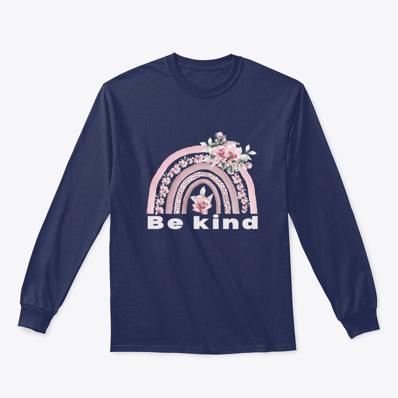 Be Kind Motivational Rainbow T-Shirt