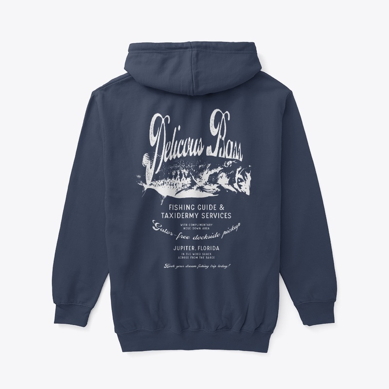 Delicious Bass Fishing Guide White