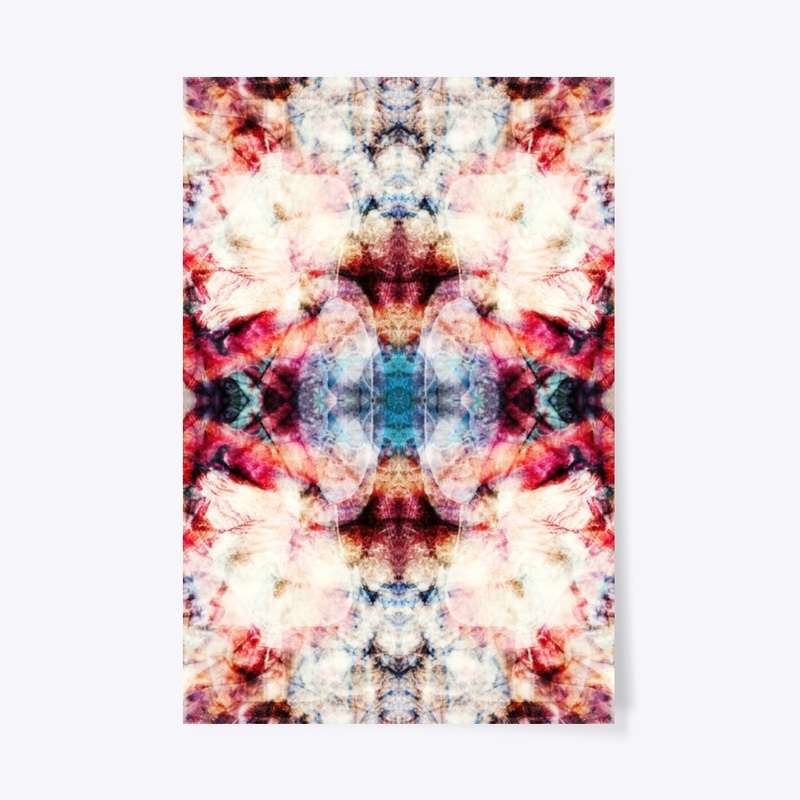 Abstract Colorful Batik Pattern