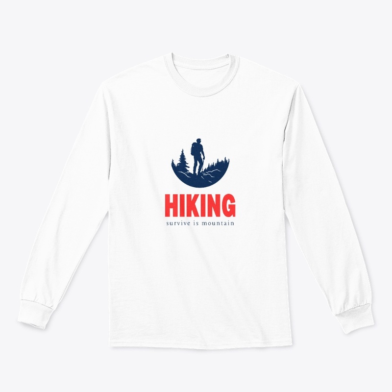 Hiking T-shirt design