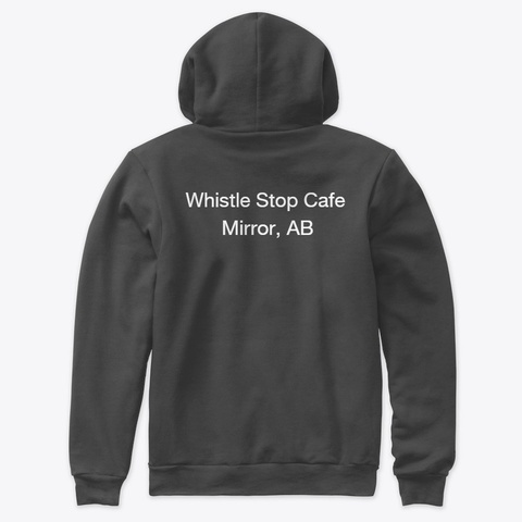 The Whistle Stop Cafe Dark Grey Heather Camiseta Back