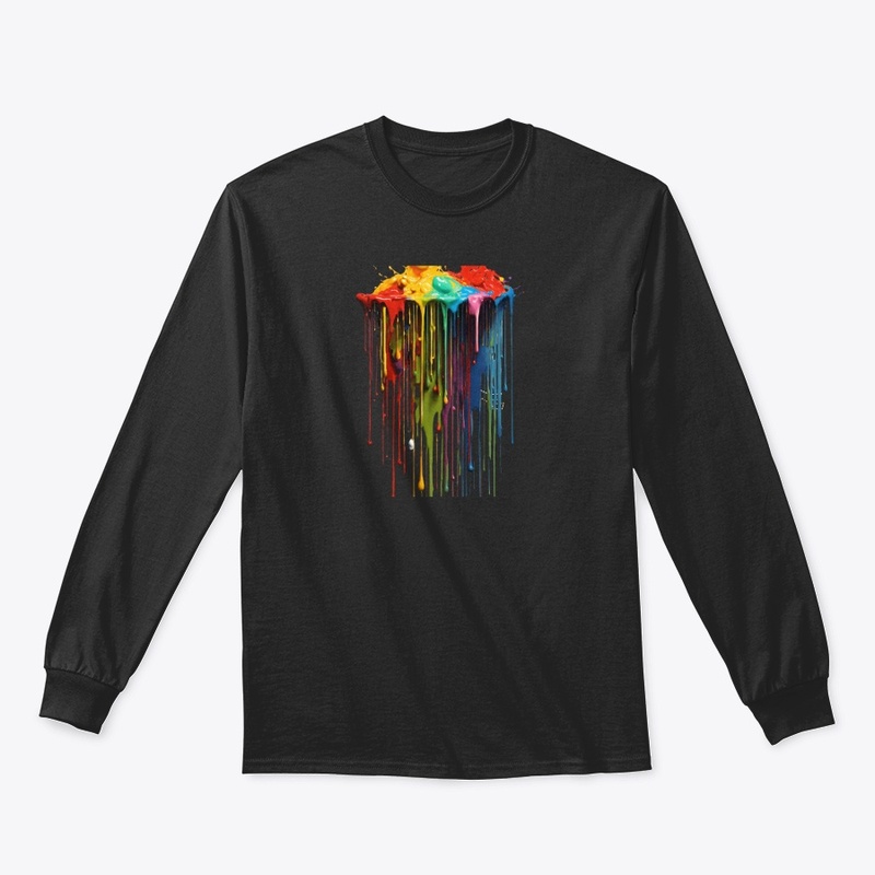 Vibrant Drip Logo T-shirt