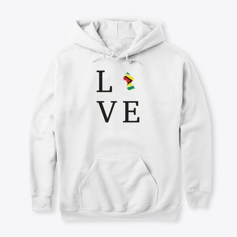 Guyana Love Black and color