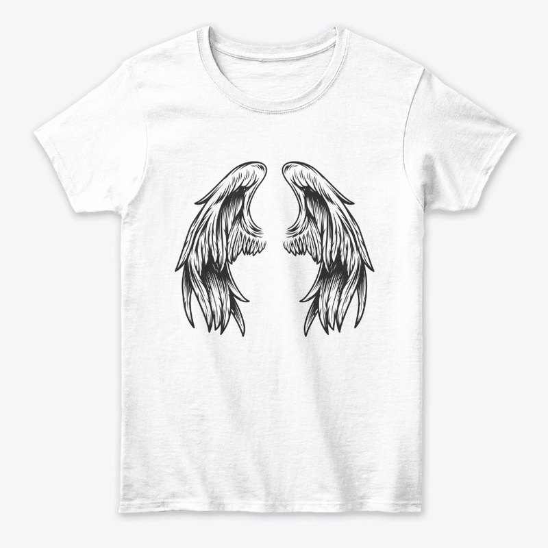 Wings on t-shirt