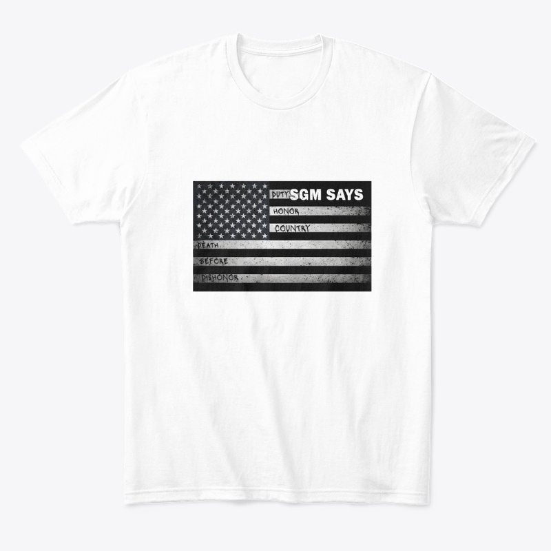 Duty Honor Country Flag - Comfort Tee