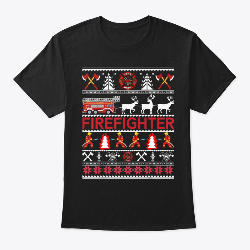 FIREFIGHTER UGLY CHRISTMAS SWEATER