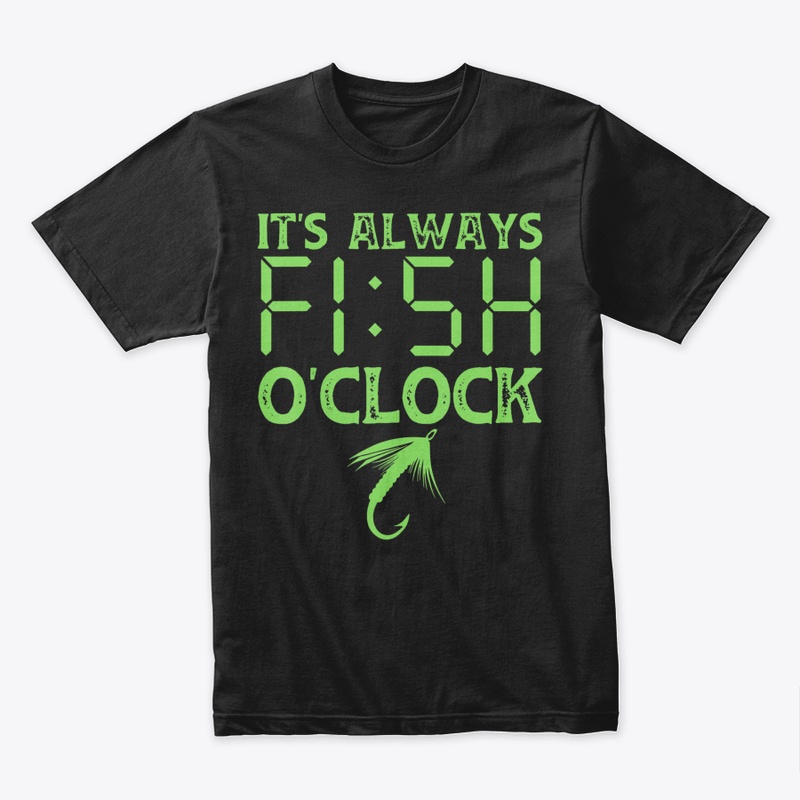 FISHING CLOCK FISHER FISHING QUOTES FISH