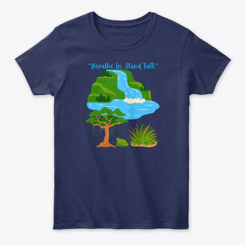 Breathe In. Stand Tall Tee 🌿