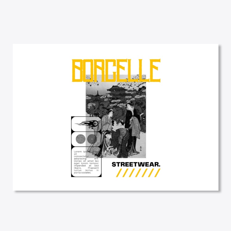 Street wear print t-shirt