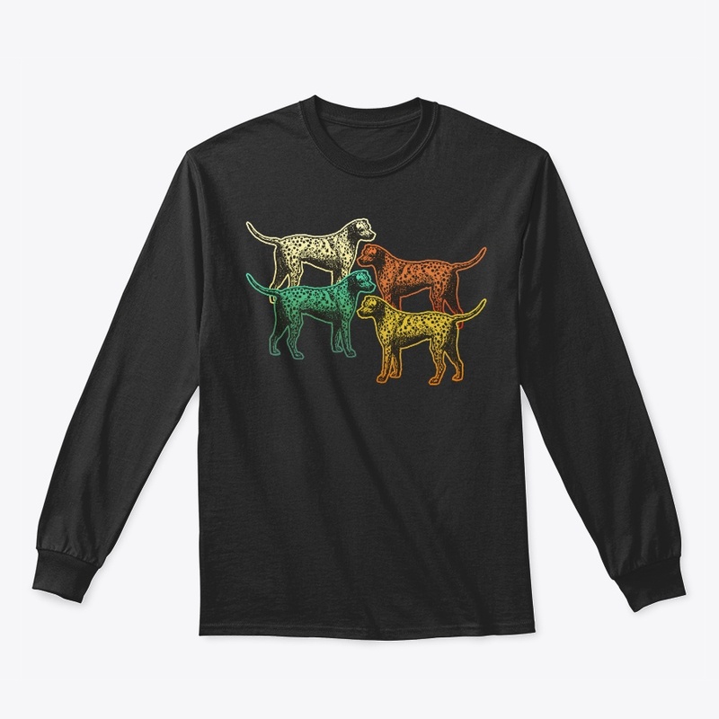 Vintage Retro Dalmatian For Dog Lover