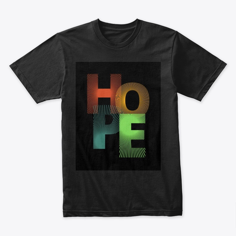 Amazing black T shirt with (hope) logo