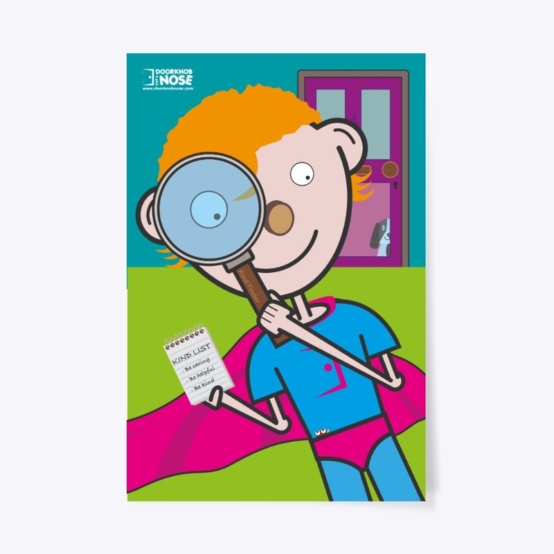Kind Finder – Doorknob For A Nose Poster
