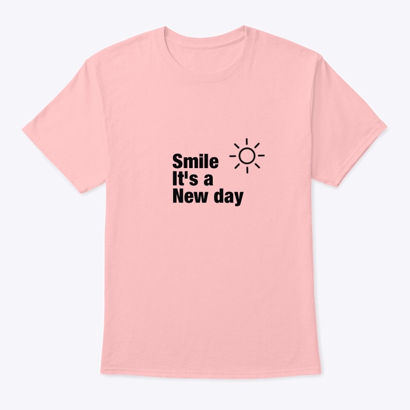“Smile it’s a new day” Crew Neck T-Shirt