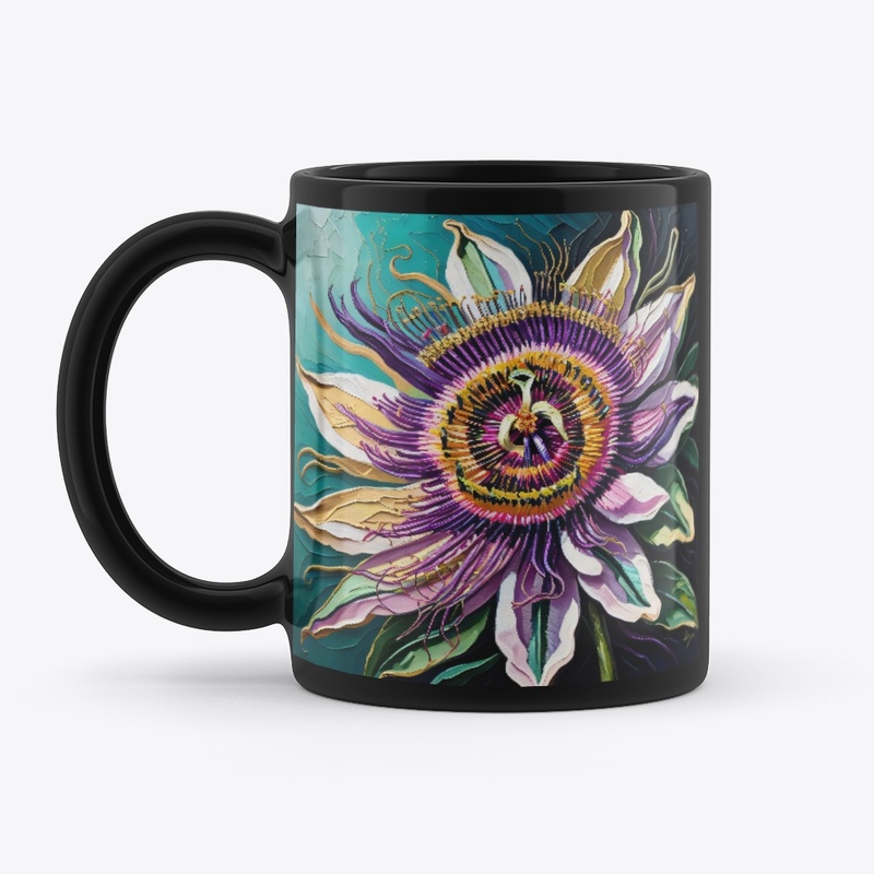 Passion Flower (Palette Knife)