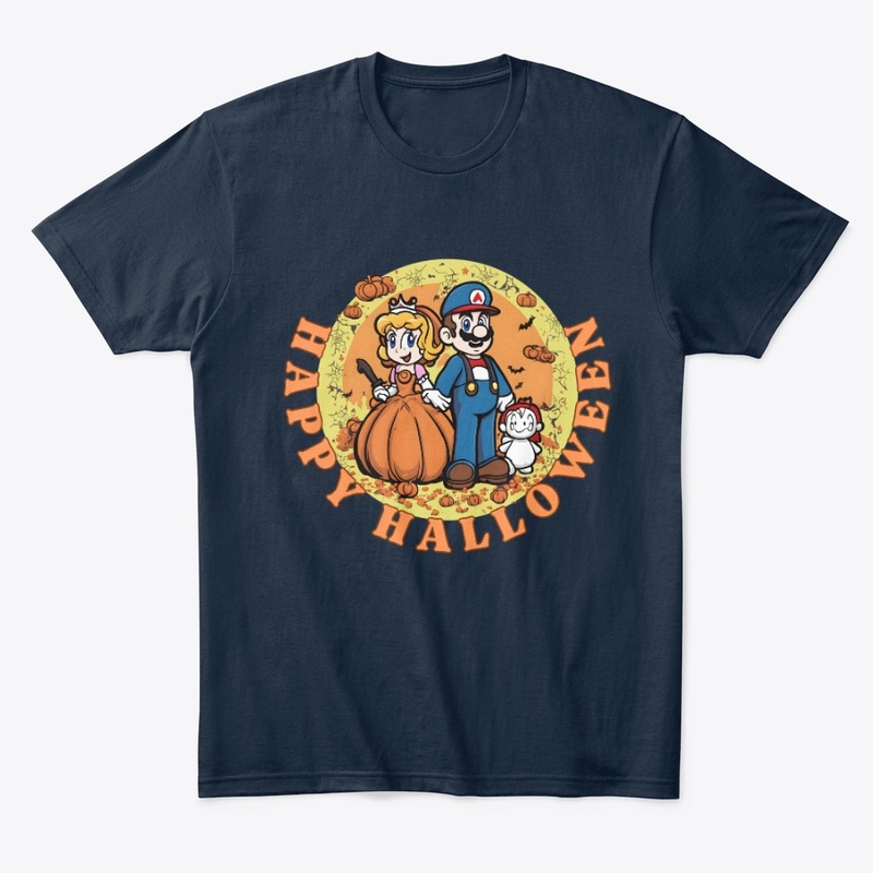 Mario & Princess Halloween Tee 🎃👻