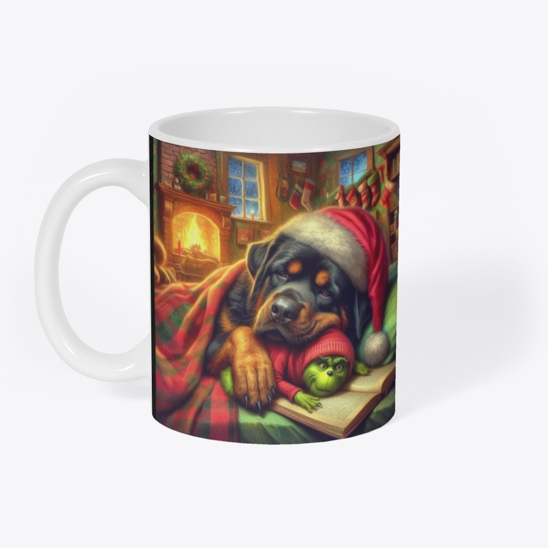 Rottweiler Christmas Eve