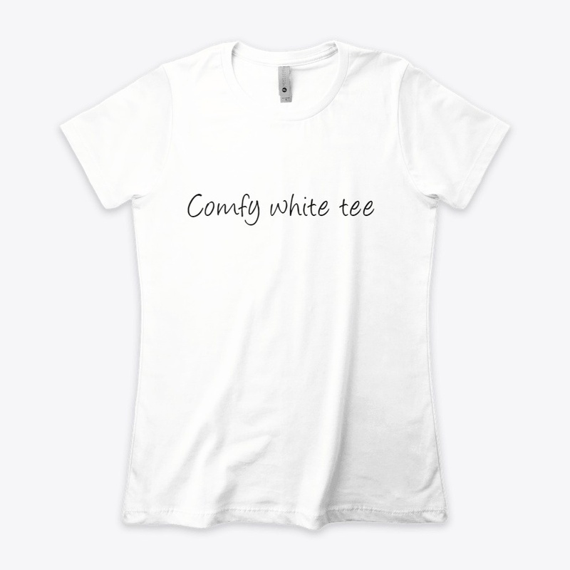 Comfy White Tee Design